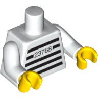 Lego tělo, bílá (4190476 , 4609799)